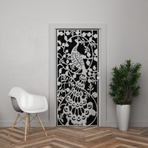 Peacock Door Design