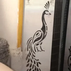 Peacock Gate Plasma Laser DXF Download