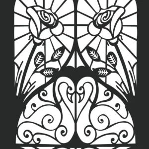 Pecocke Door Design For Temple Gate