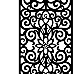 CNC Center flower Door Design
