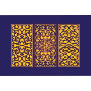CNC modern jali design