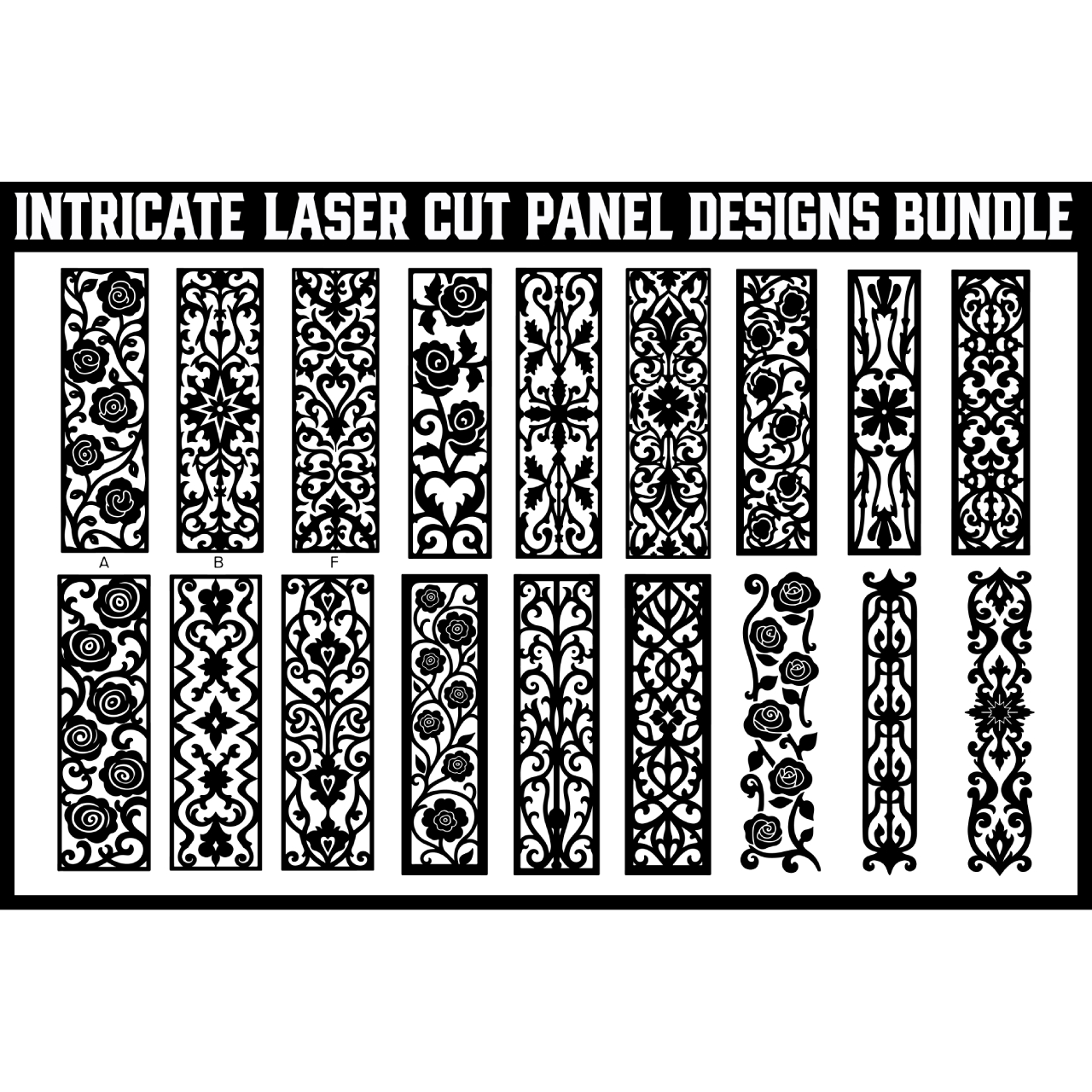 Intricate Ornamental Laser Cut Panel