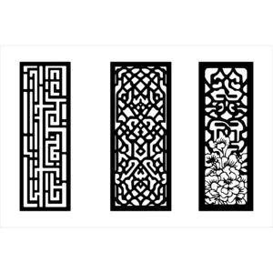 Asian Inspired Decorative Panel