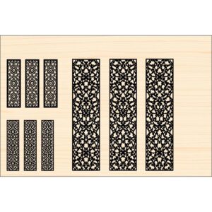 Islamic Vertical Jali CNC Design Bundle