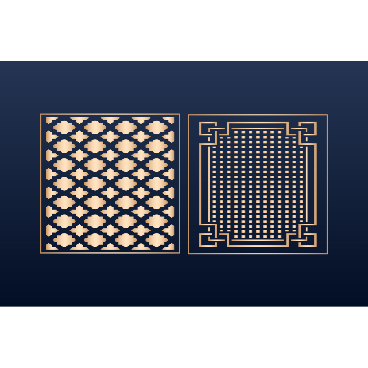 Islamic Geometric Panel squre