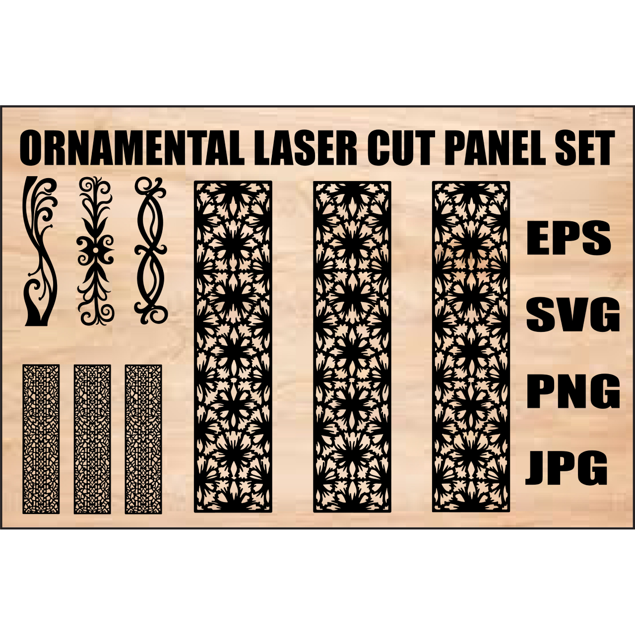 Art design & ornamental lasercut panel