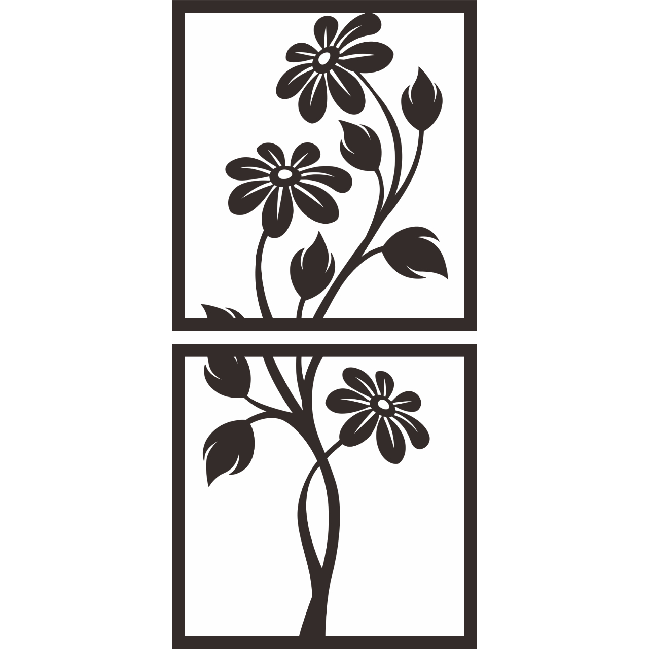 Natural floral beauty cnc SET