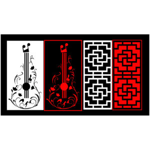 Guitar Decorative Panel CNC