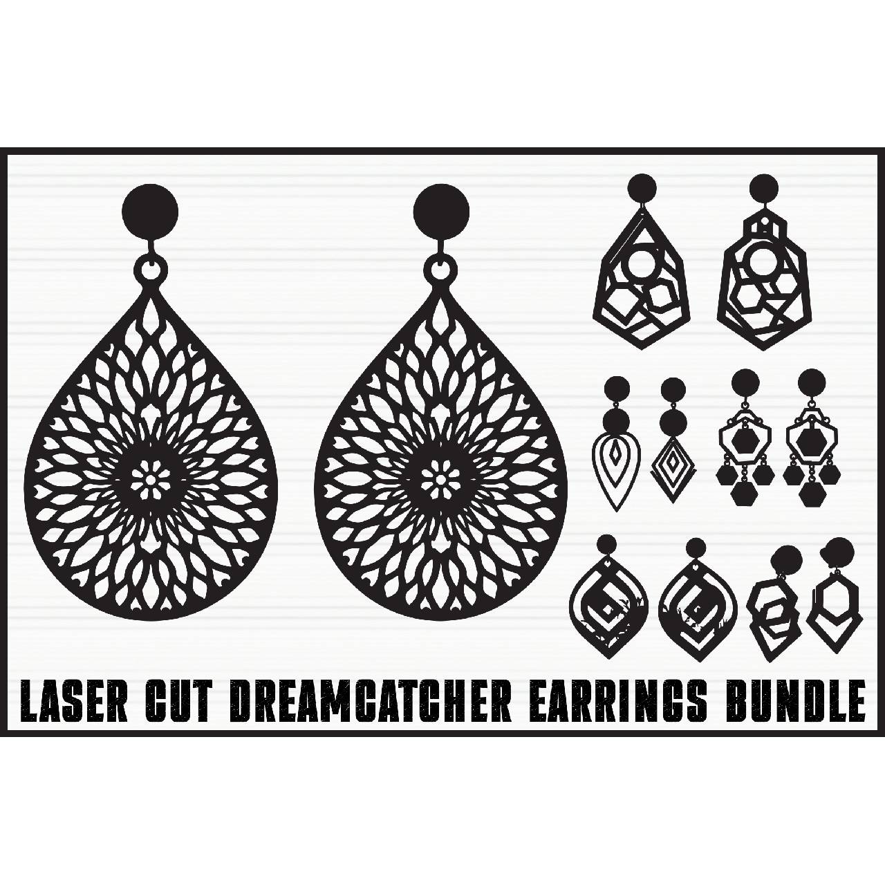 Lasercut earrings Bundle