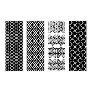 Modern Geometric CNC Panel Set