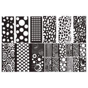 Abstract Dot & Bubble CNC Panel Collection