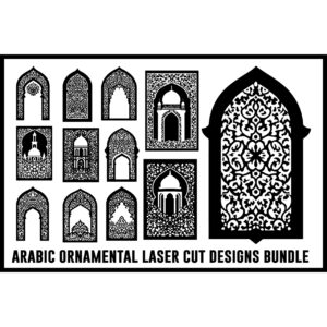 Arebic ornamental Lasercut Design