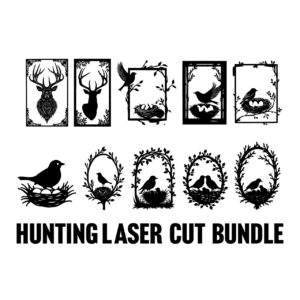 Hunting Lasercut designs + Birds