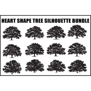 Heart shape tree Bundal desgin