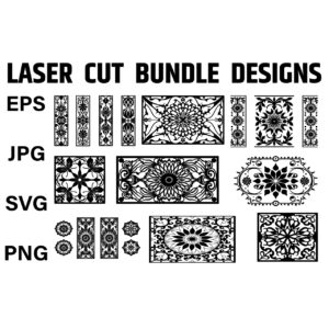 Mandala & Floral Laser Cut Design Pack