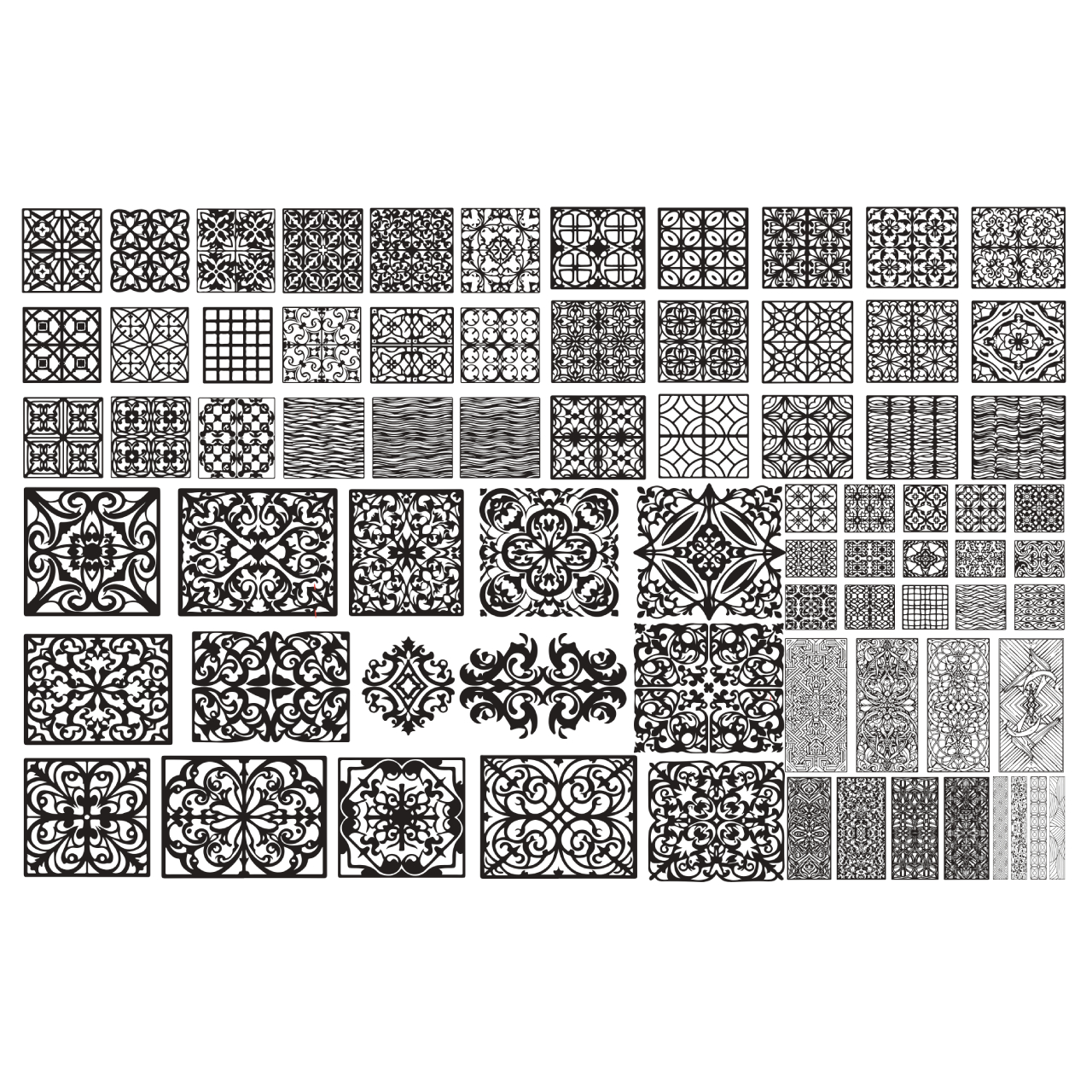 Luxury Laser Cut Tile Pattern Pack