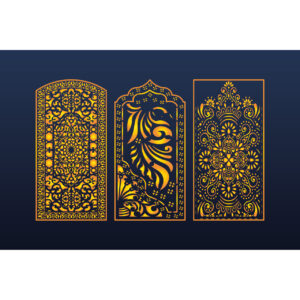 Luxury Islamic Arch Laser Cut Panel Set