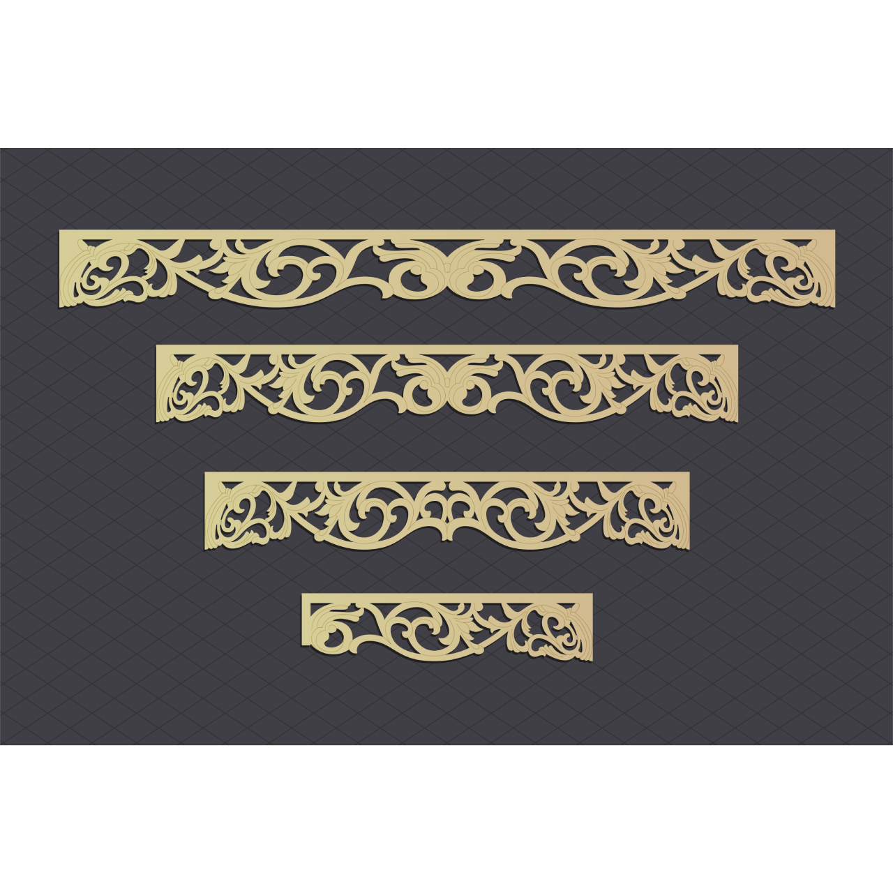 Furniture Carving Border Pattern Bundle