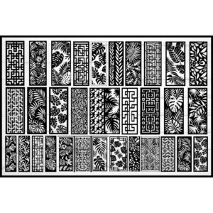 Leaf Pattern & Maze Screen CNC Files