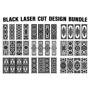 Black Laser Cut Design Bundle New