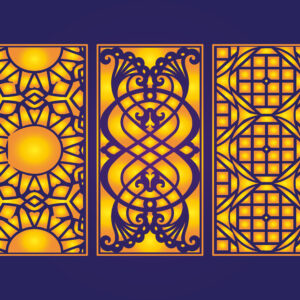 Cnc laser cutting _die_cut_floral_islamic_design_7