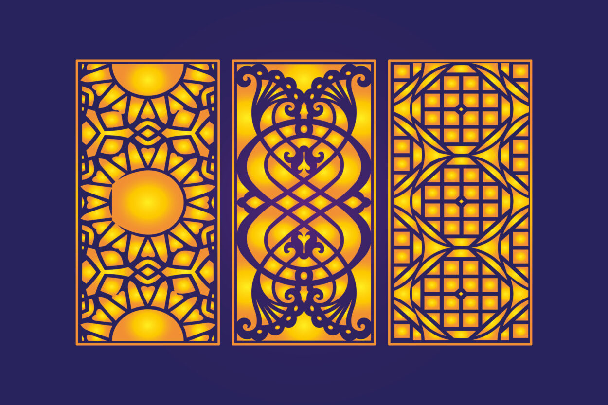 Cnc laser cutting _die_cut_floral_islamic_design_7
