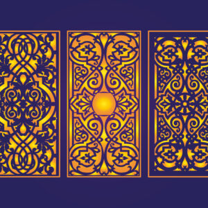 Cnc laser cutting _die_cut_floral_islamic_design_9
