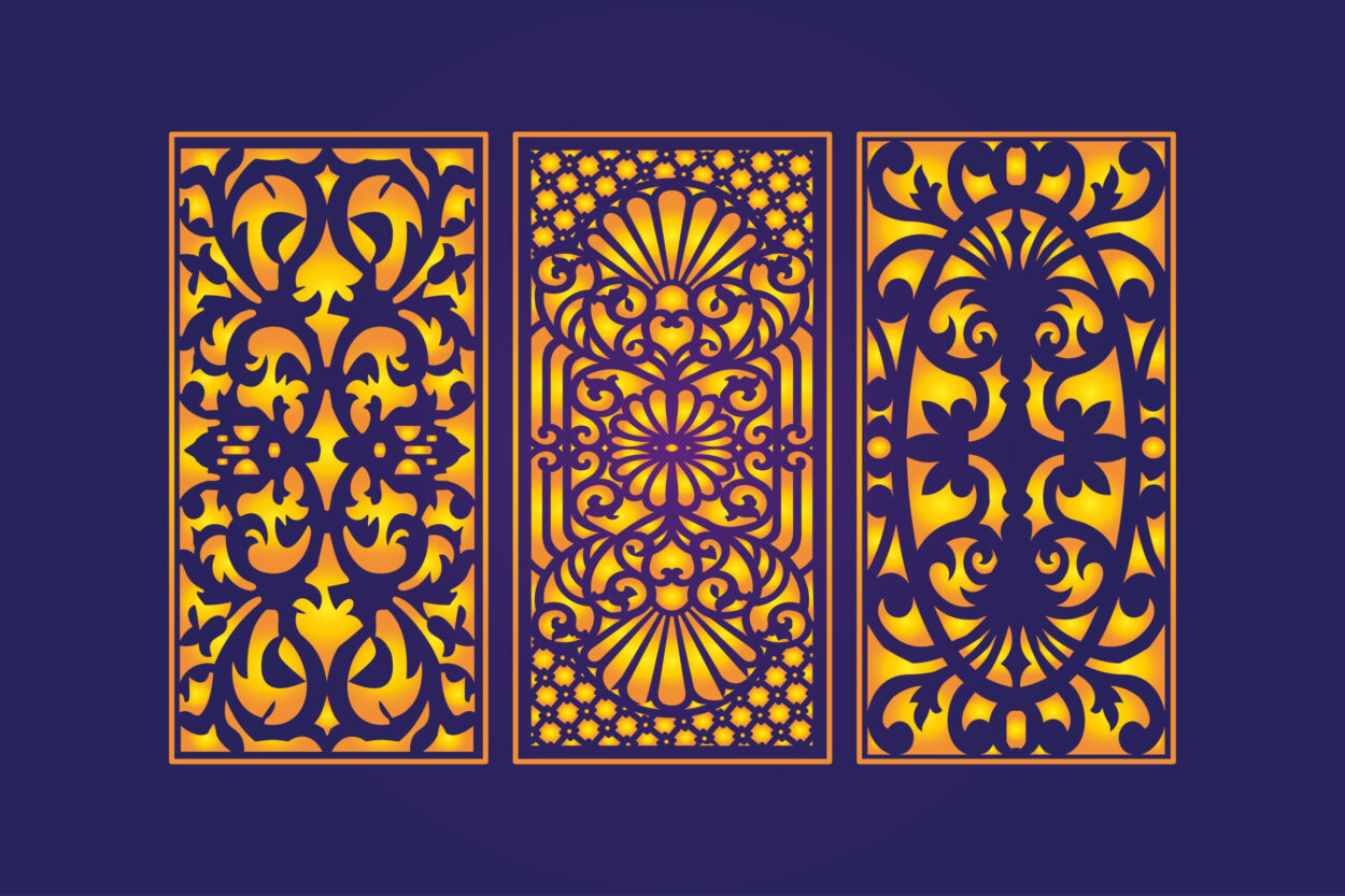 Cnc laser cutting _die_cut_floral_islamic_design_11