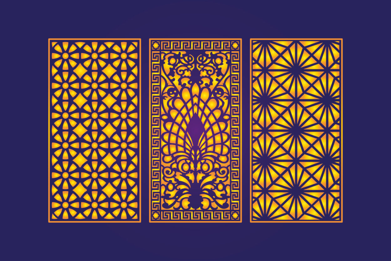 Cnc laser cutting _die_cut_floral_islamic_design_12