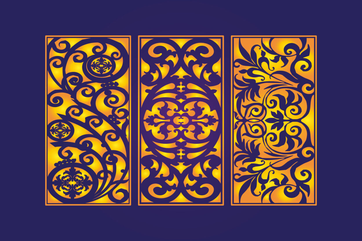 Cnc laser cutting _die_cut_floral_islamic_design_14