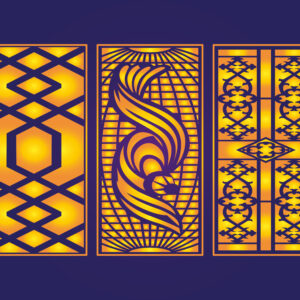 Cnc laser cutting _die_cut_floral_islamic_design_3