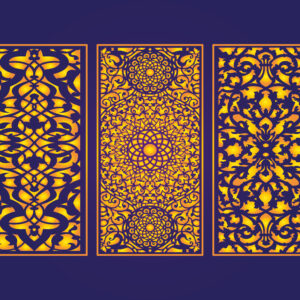 Cnc laser cutting _die_cut_floral_islamic_design_4