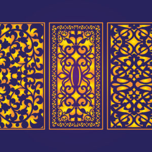 Cnc laser cutting _die_cut_floral_islamic_design_5