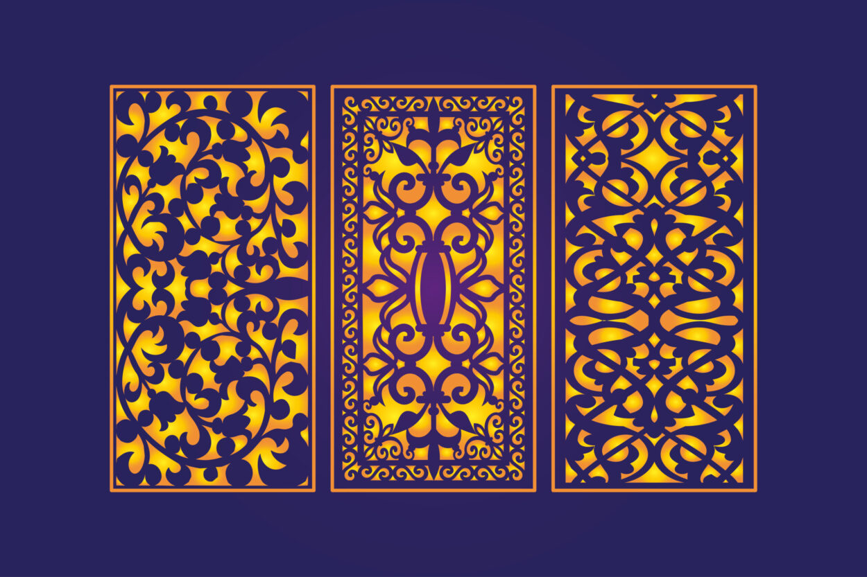 Cnc laser cutting _die_cut_floral_islamic_design_5