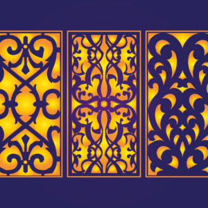 Cnc laser cutting _die_cut_floral_islamic_design_6