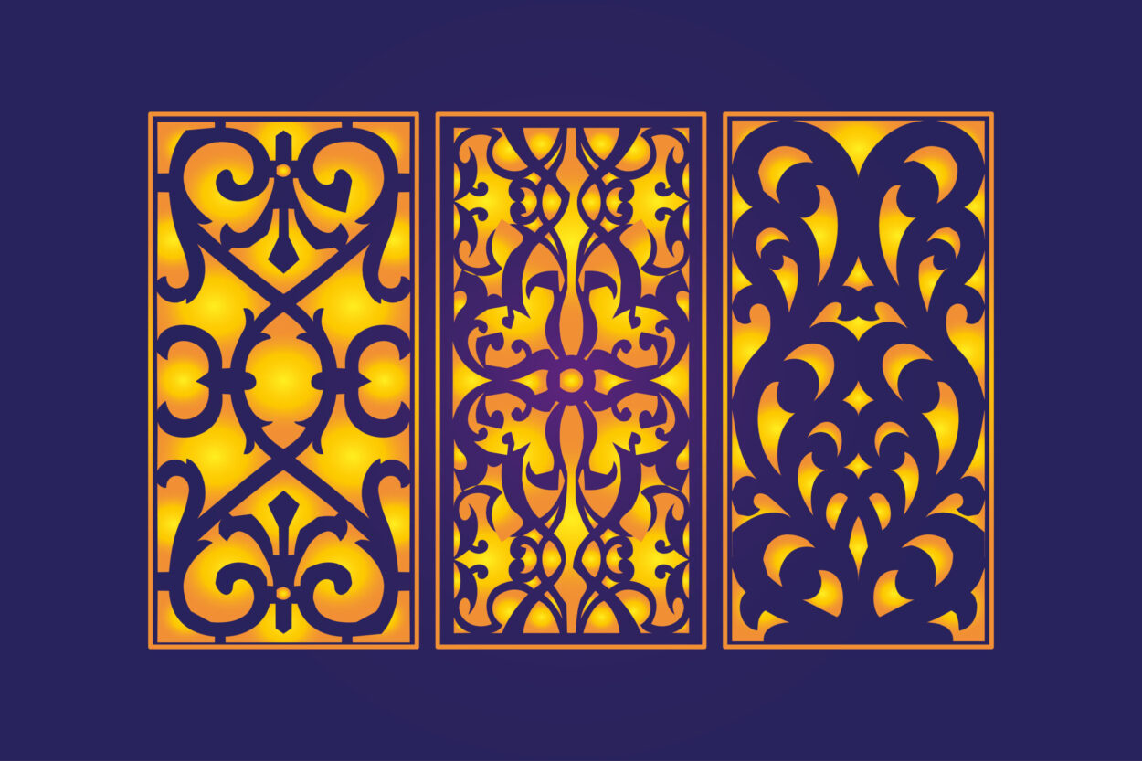 Cnc laser cutting _die_cut_floral_islamic_design_6