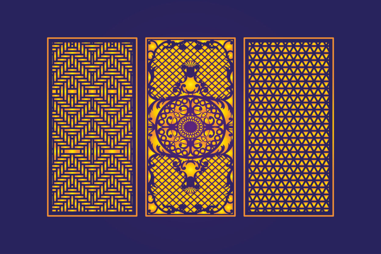 Cnc laser cutting _floral_islamic_seamles_design_17