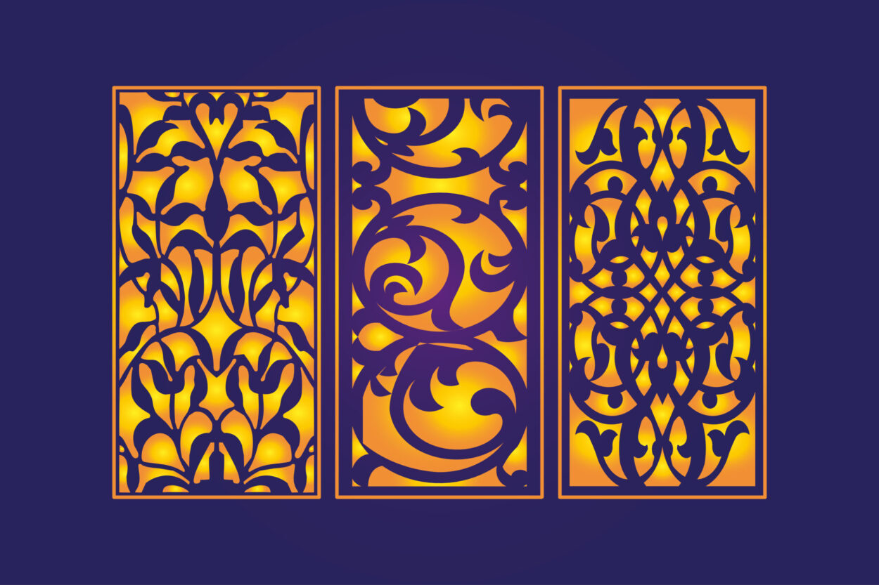 Cnc laser cutting _floral_islamic_seamles_design_19
