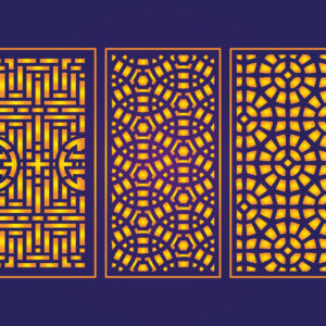 Cnc laser cutting _floral_islamic_seamles_design_16