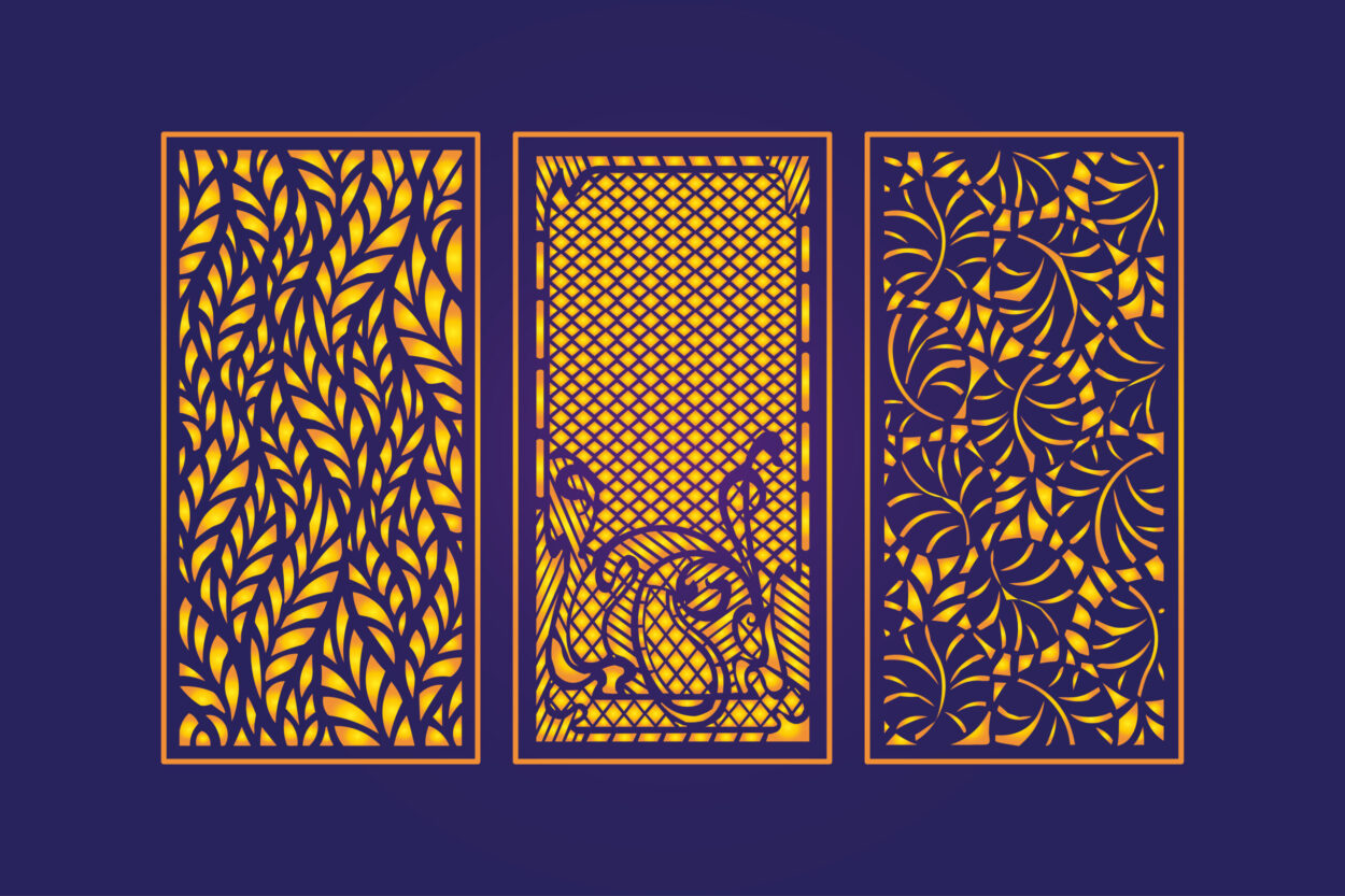 Cnc laser cutting _floral_islamic_seamles_design_14