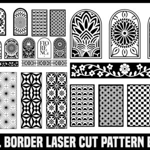Cnc laser cutting __Jali_ Wall design_2
