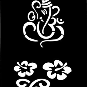 ganesha with flower