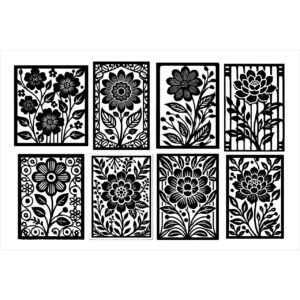 Folk-art inspired patterns