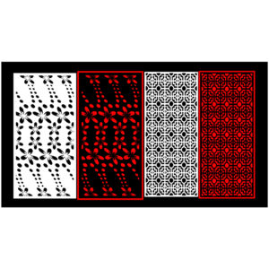 Floral & Leaf CNC Jali Design