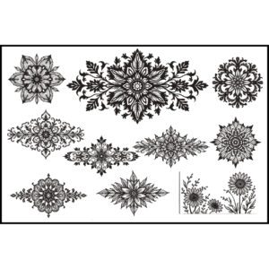 Botanical corner designs