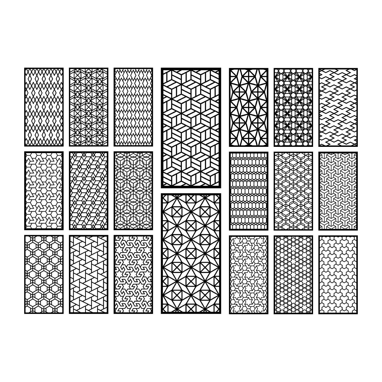 Hexagon Pattern set