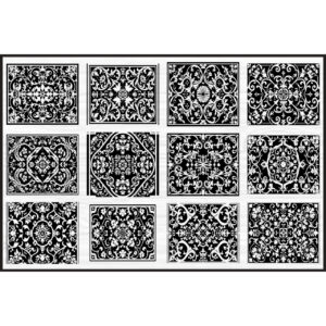 Intricate Floral Mandala Jali Panel