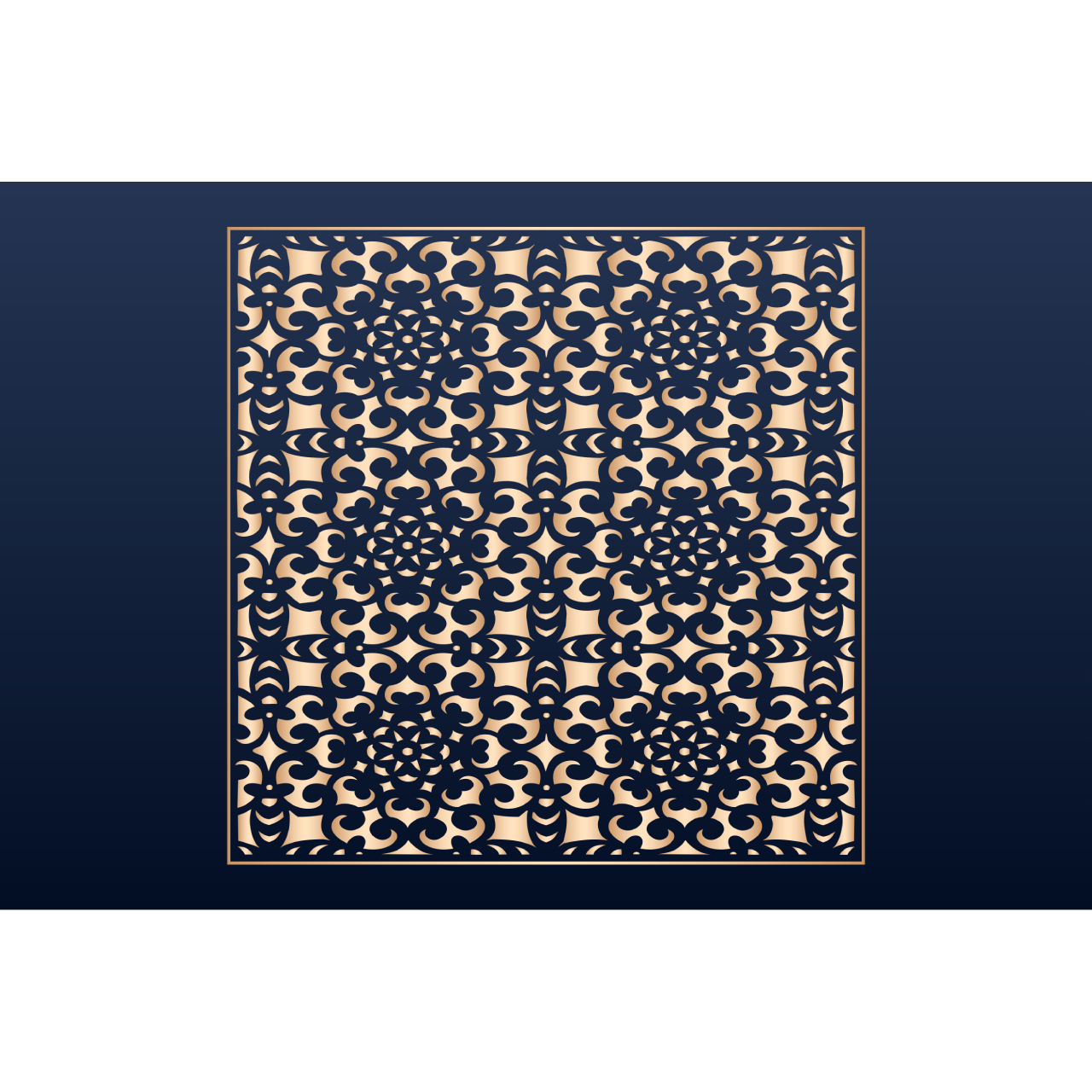 Square geometric design