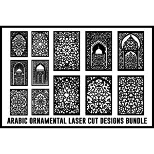Arabic new Lasercut pattern set
