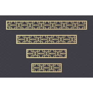 4 Horizontal Border Panel Designs